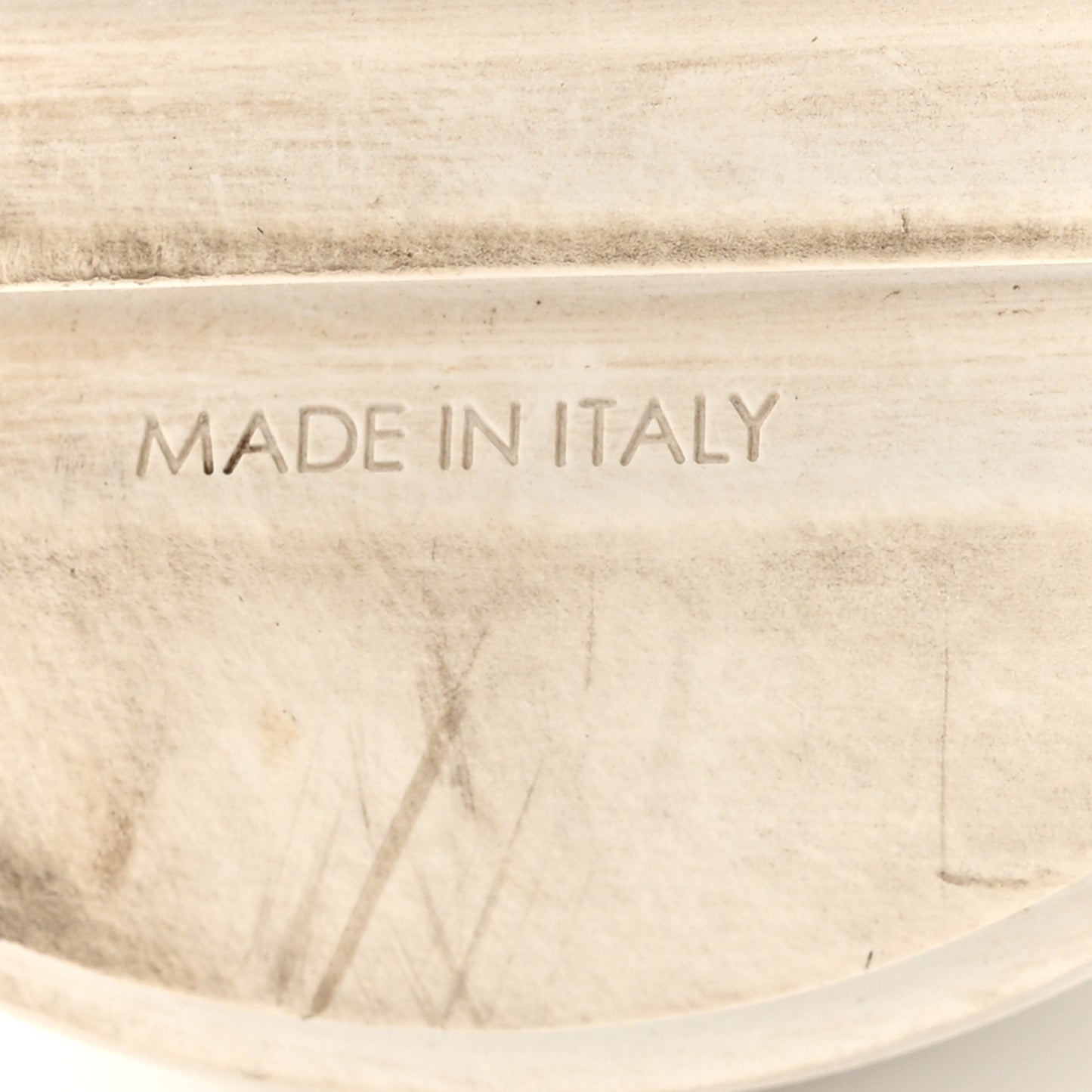 Calfskin Monogram Debossed Time Out Sneakers 38 White Silver