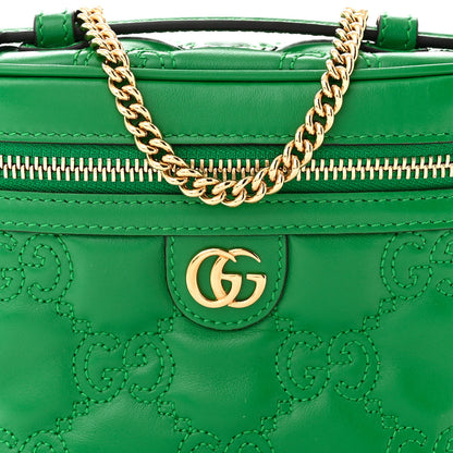 Gucci Calfskin GG Matelasse Mini Top Handle Bag Spring Green 8 of 10