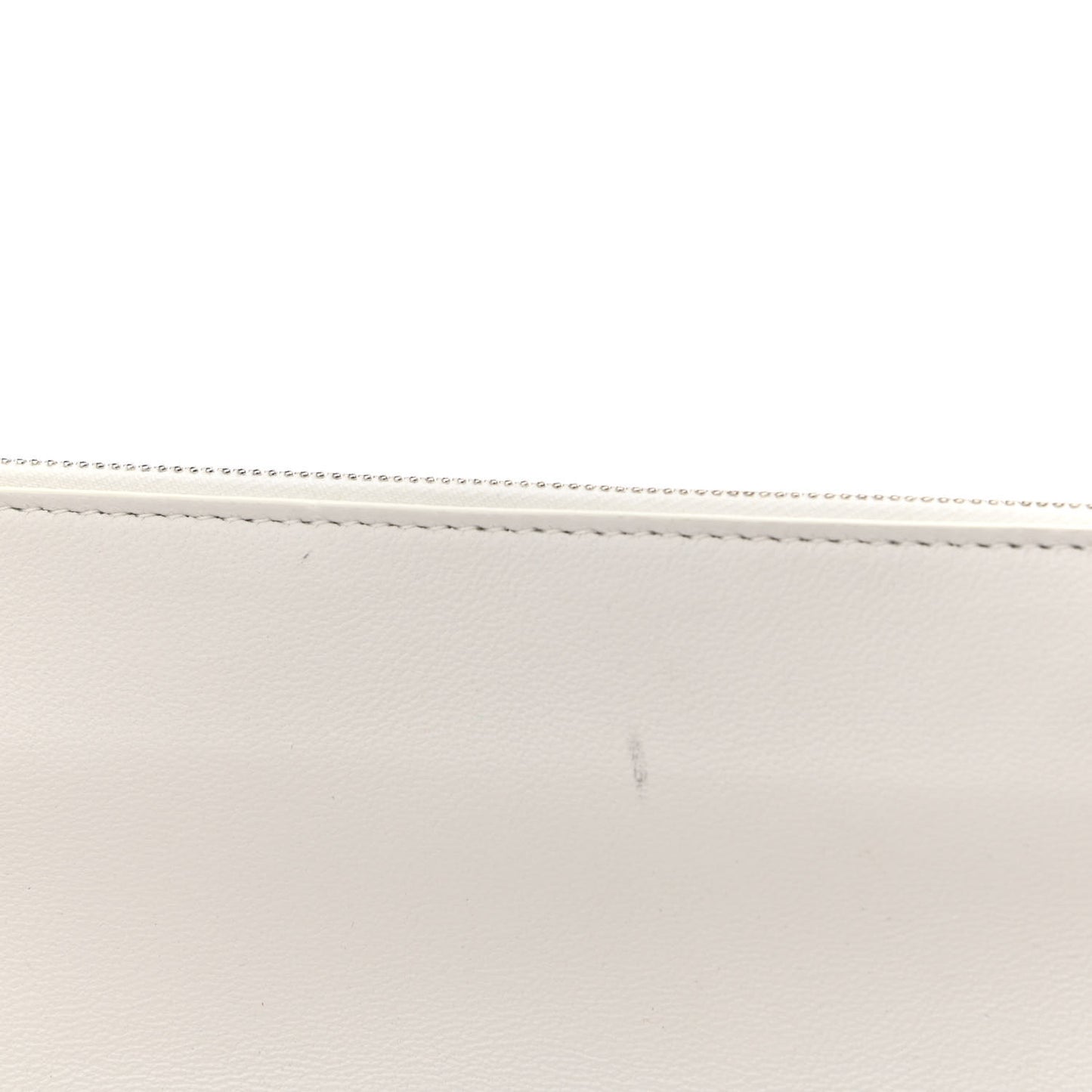 Nappa Maxi Intrecciato Overlock Stitched Small Arco Tote White Parakeet