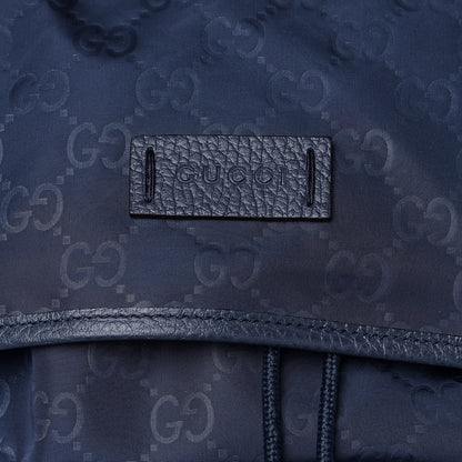 Gucci Nylon Monogram Medium Light Double Buckle Backpack Tide 7 of 11