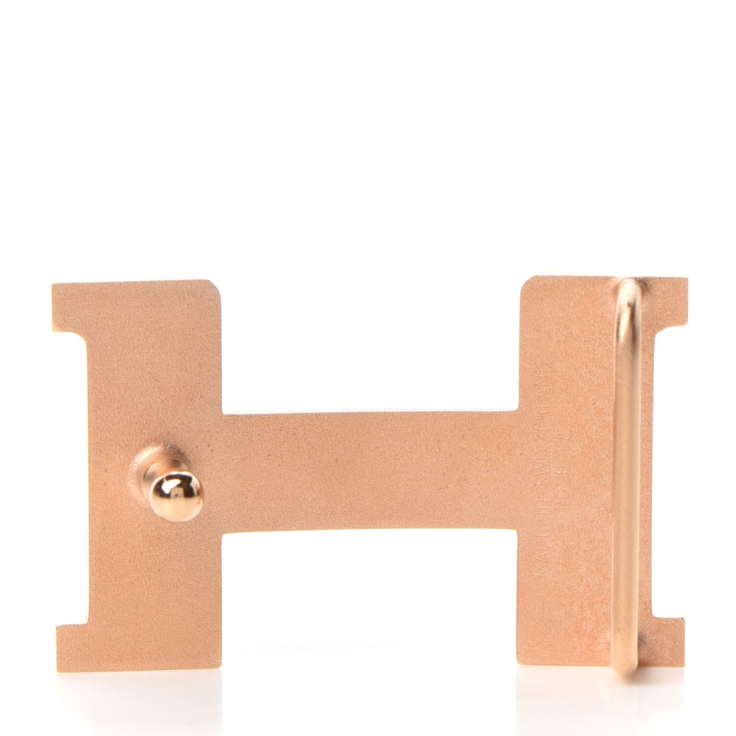 Hermes Polished Constance 24mm Belt Buckle Rose Gold 3 of 4
