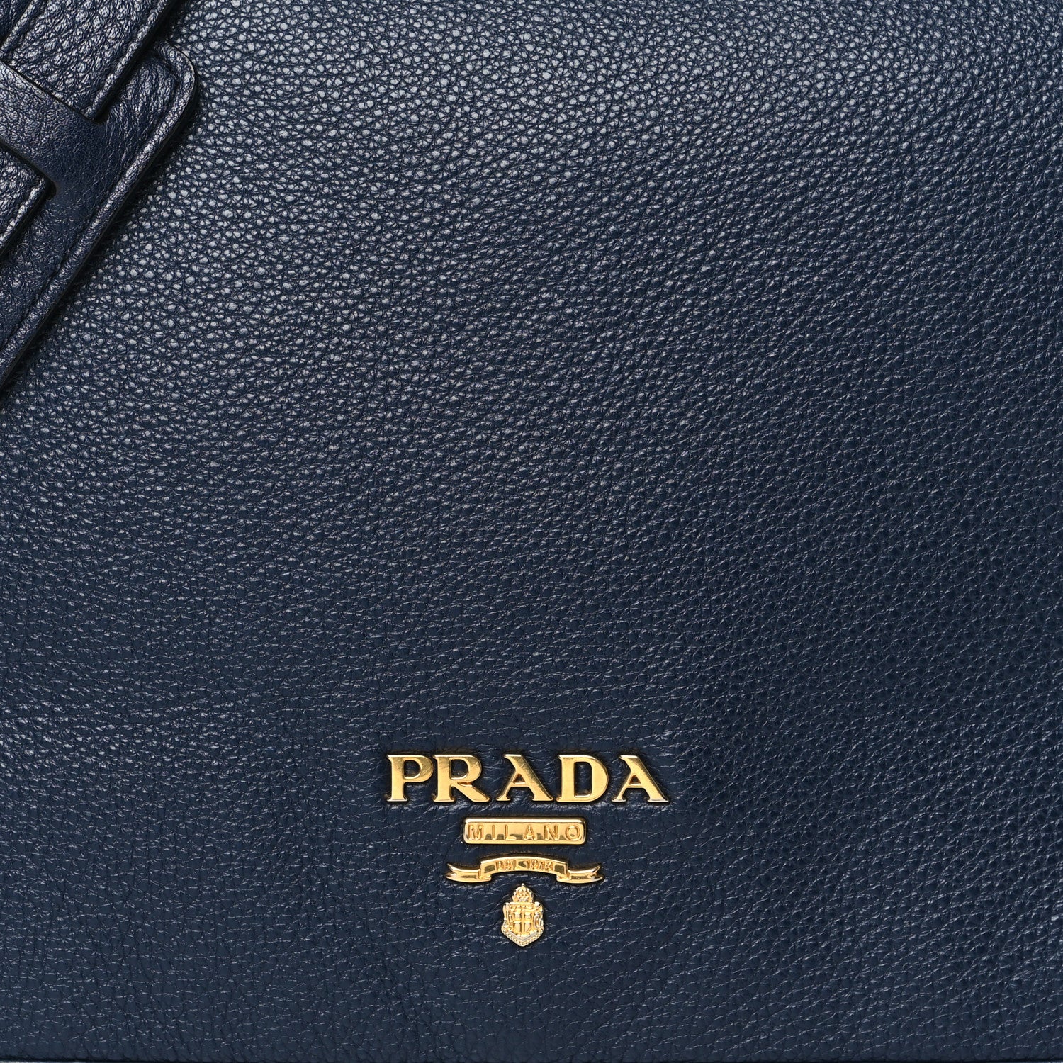 Prada Vitello Daino Flap Crossbody Bag Baltico 8 of 10