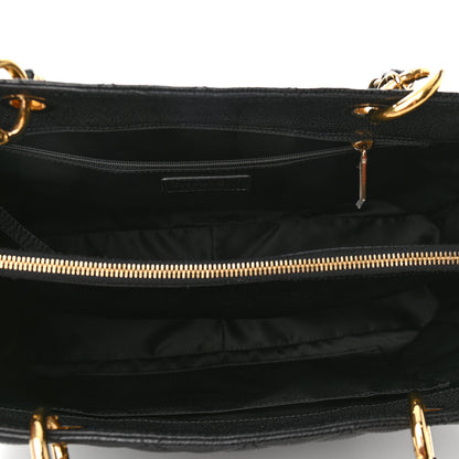 Chanel Caviar Quilted Grand Shopping Tote GST Black 5 of 10