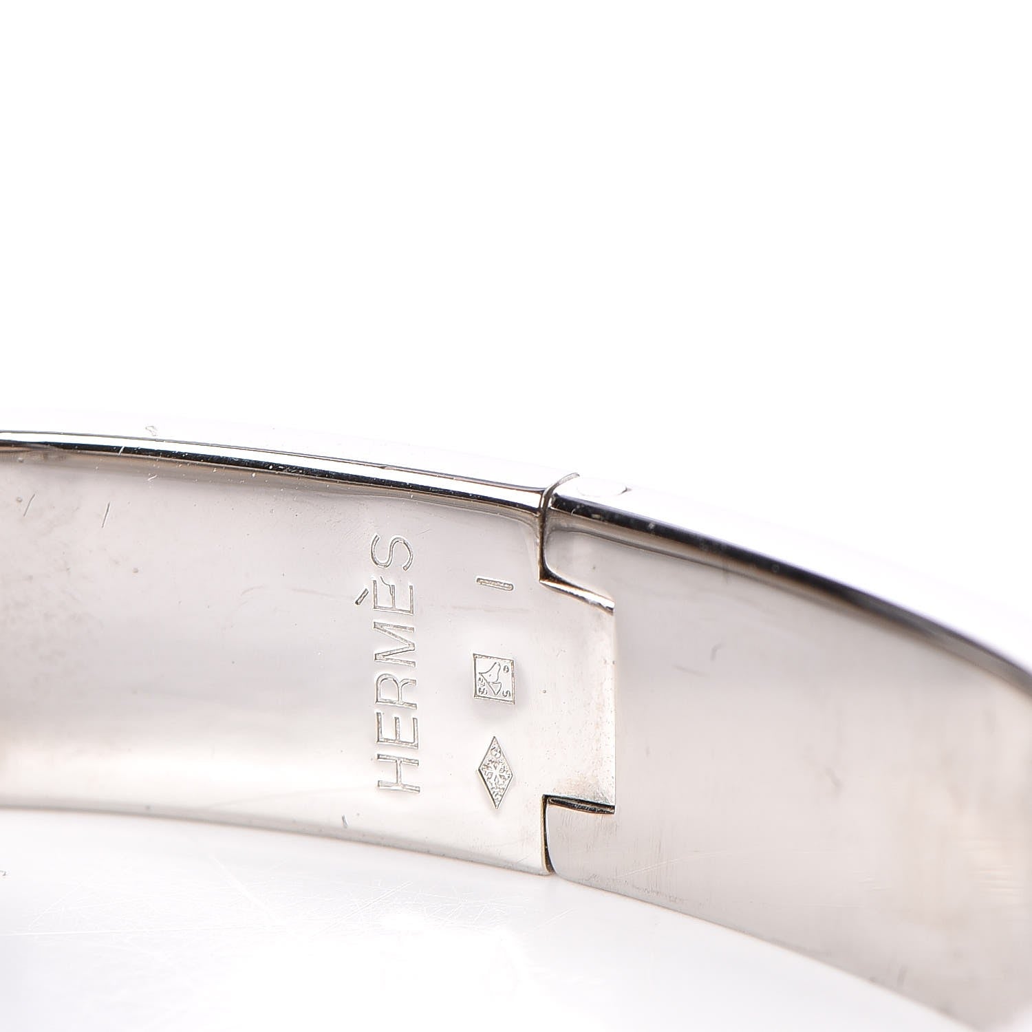 Hermes Enamel Printed Narrow Clic Clac Chaine d'Ancre Bracelet GM 4 of 10