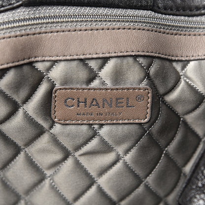 Chanel Distressed Lambskin Le Marais Tote Black 6 of 13