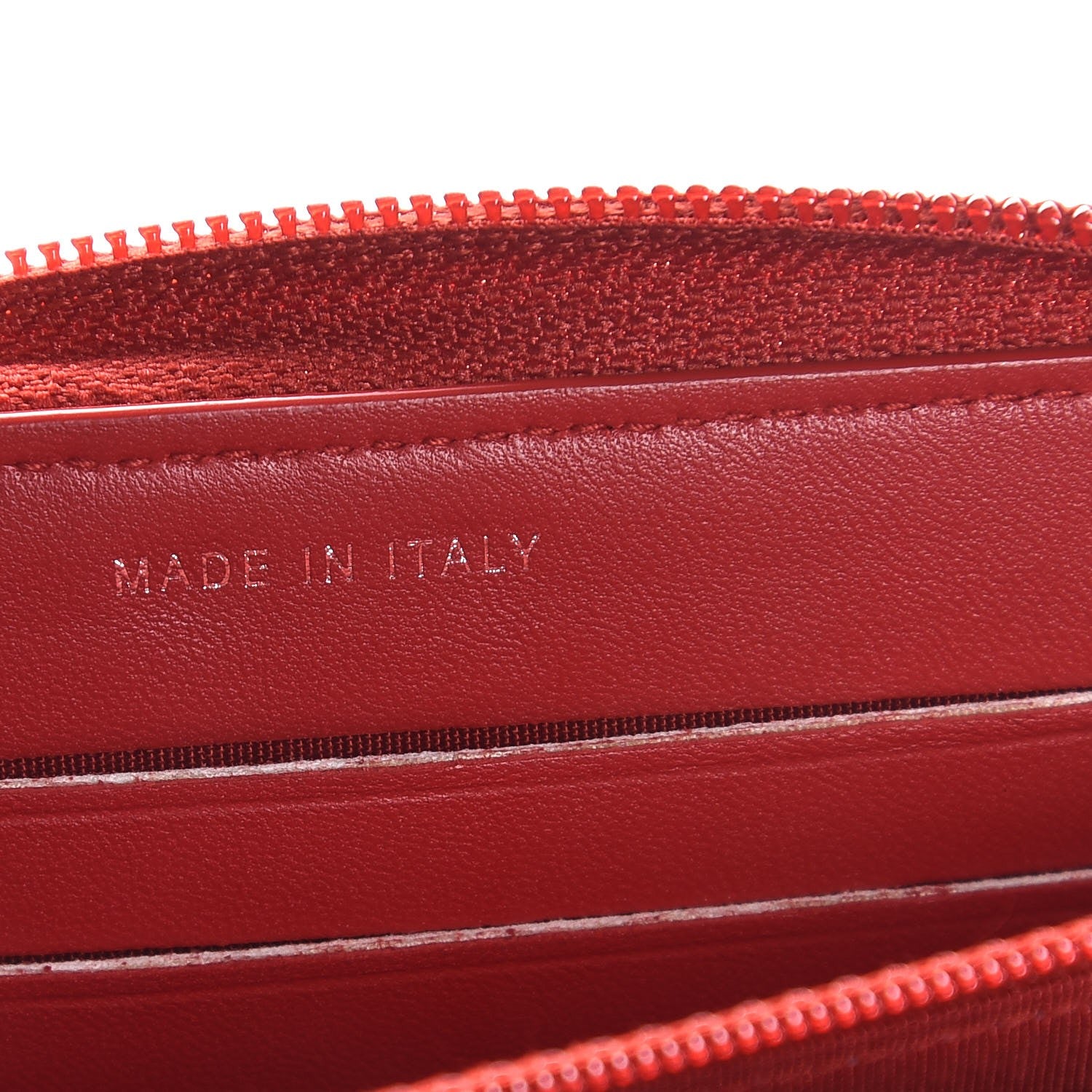 Chanel Lambskin Quilted Small Boy Zip Around Wallet Dark Red 7 of 9