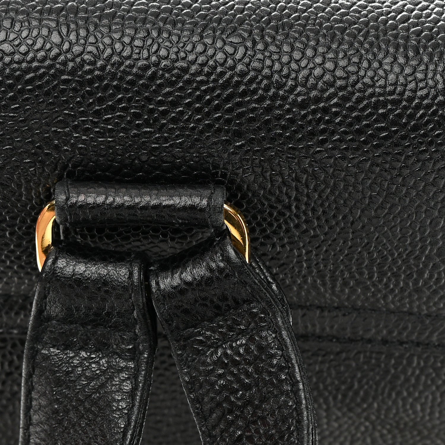Chanel Caviar CC Backpack Black 12 of 15