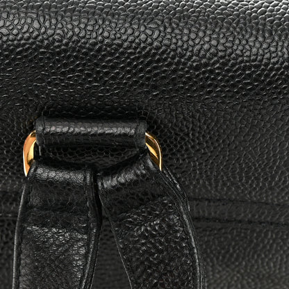 Chanel Caviar CC Backpack Black 12 of 15