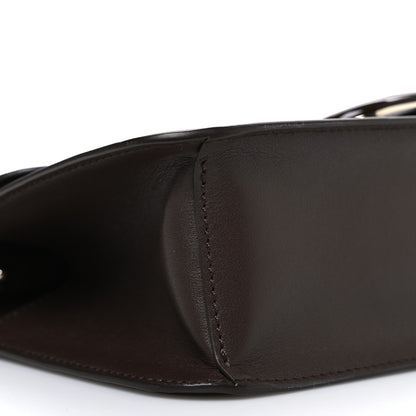 Valentino Garavani Calfskin Enamel Vlogo Loco Shoulder Bag Fondant 9 of 10