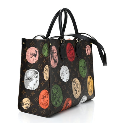 Louis Vuitton X FORNASETTI Monogram Cameo Onthego MM 2 of 8