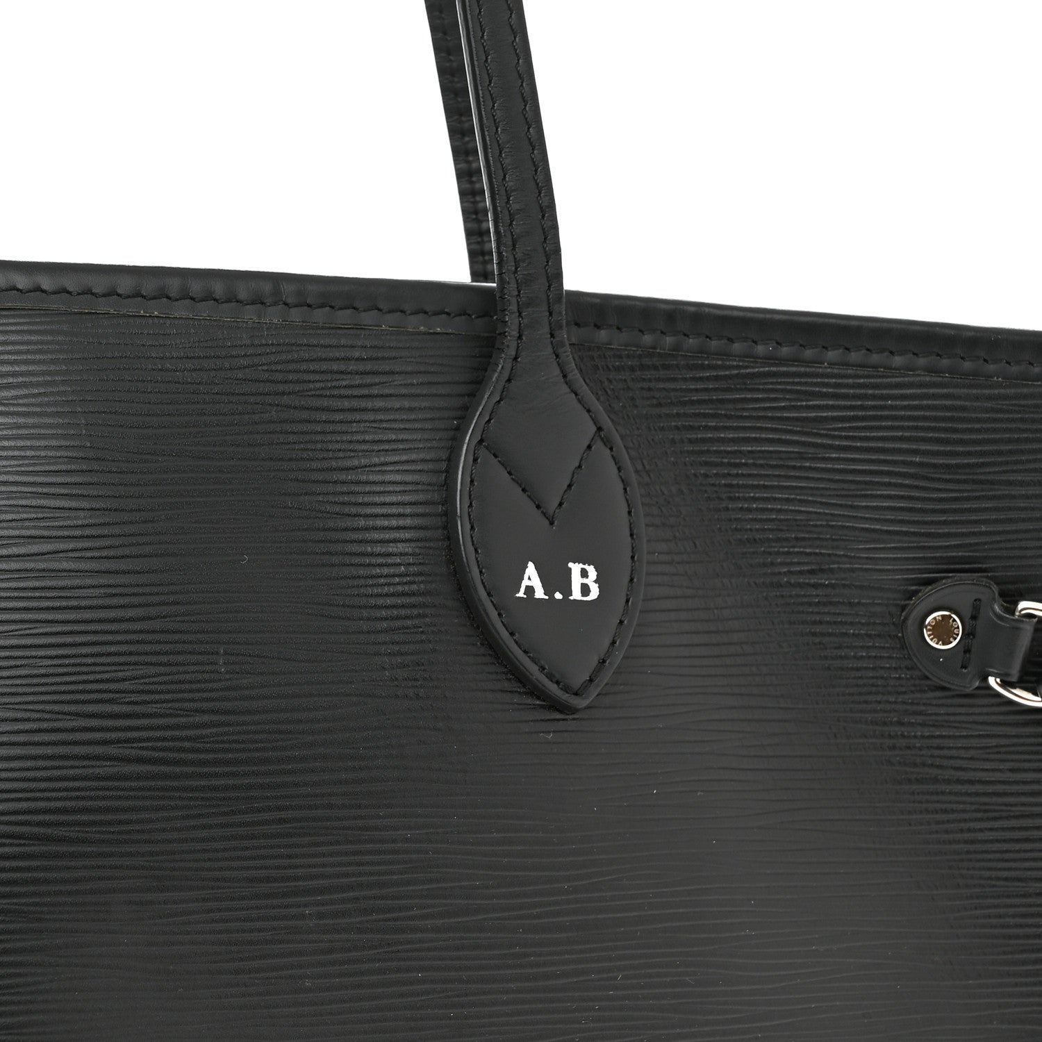 Louis Vuitton Epi Neverfull MM Black 8 of 13