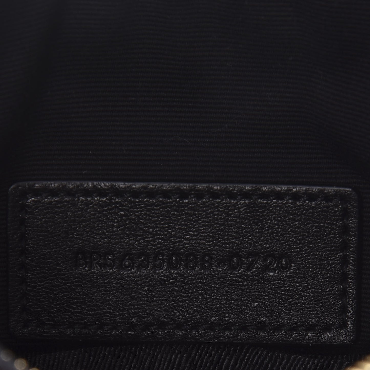 Grain De Poudre Matelasse Monogram Baby Lou Camera Bag Black