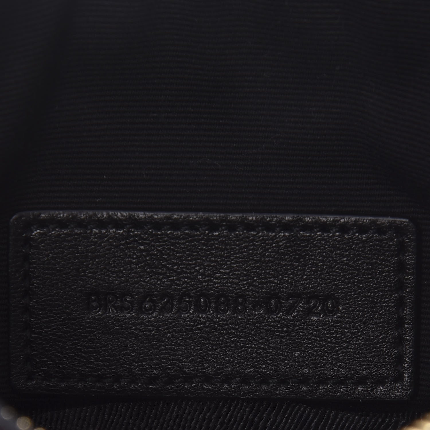Saint Laurent Grain De Poudre Matelasse Monogram Baby Lou Camera Bag Black 7 of 10