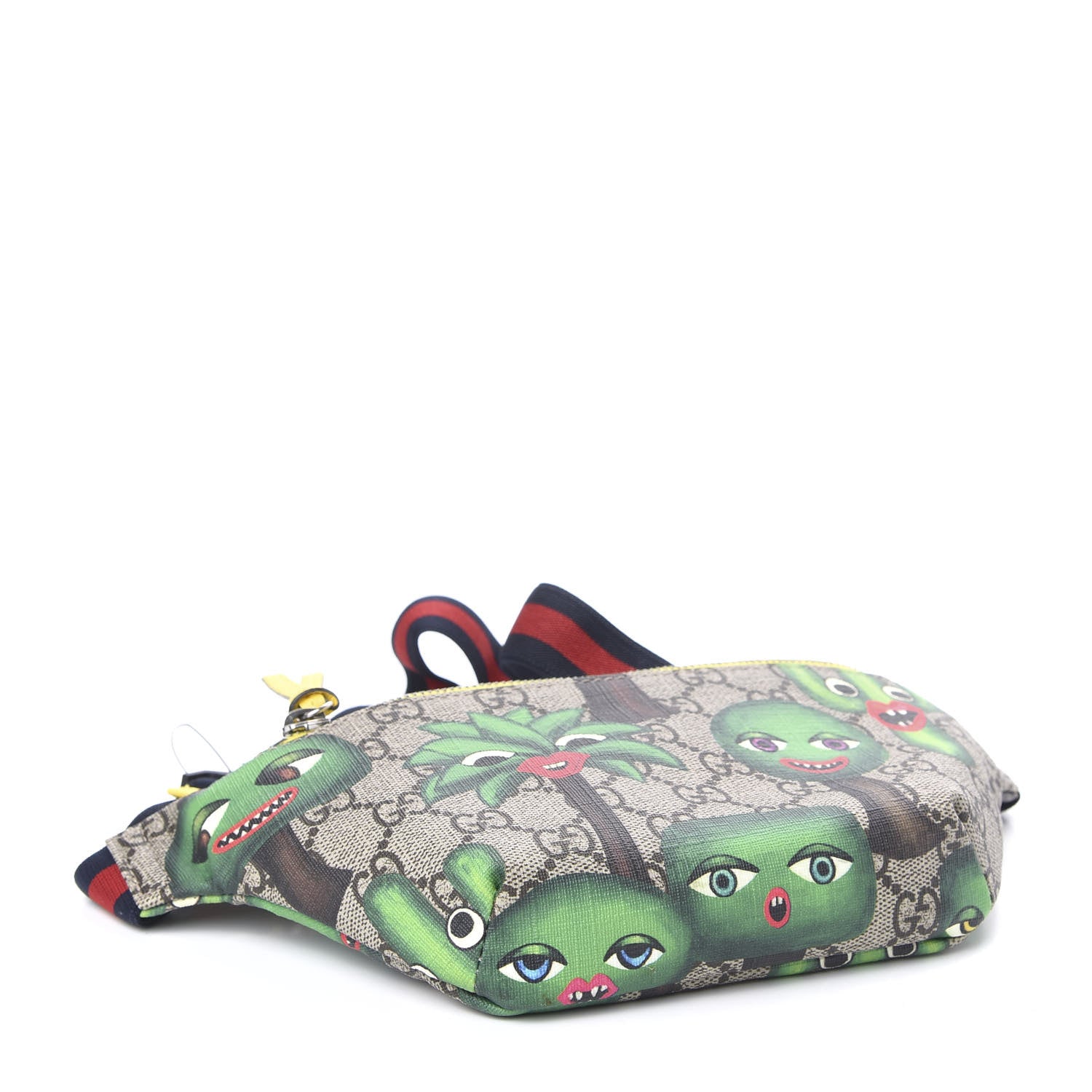 Gucci GG Supreme Monogram Smiling Plants Childrens Belt Bag Multicolor 3 of 9