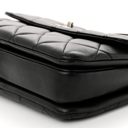 Chanel Lambskin Quilted Small Trendy CC Dual Handle Flap Bag Black 10 of 17