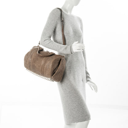 Alexander Wang Pebbled Lambskin Rocco Grey 2 of 8