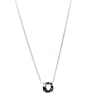 Tiffany Sterling Silver Green Quartz Sparklers Pendant Necklace 1 of 5