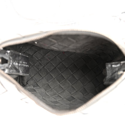 Bottega Veneta Metallic Nappa Intrecciato Mini Loop Camera Bag Silver 5 of 9