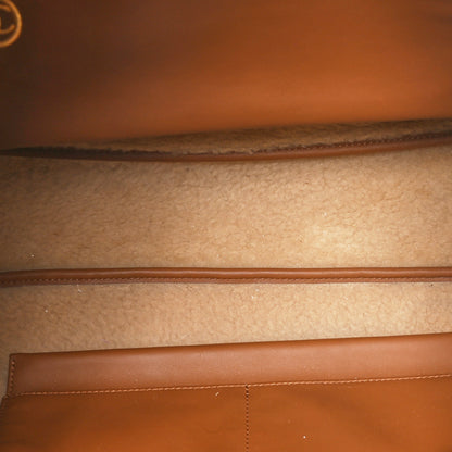 Chanel Lambskin Shearling Medium Deauville Tote Brown 6 of 11