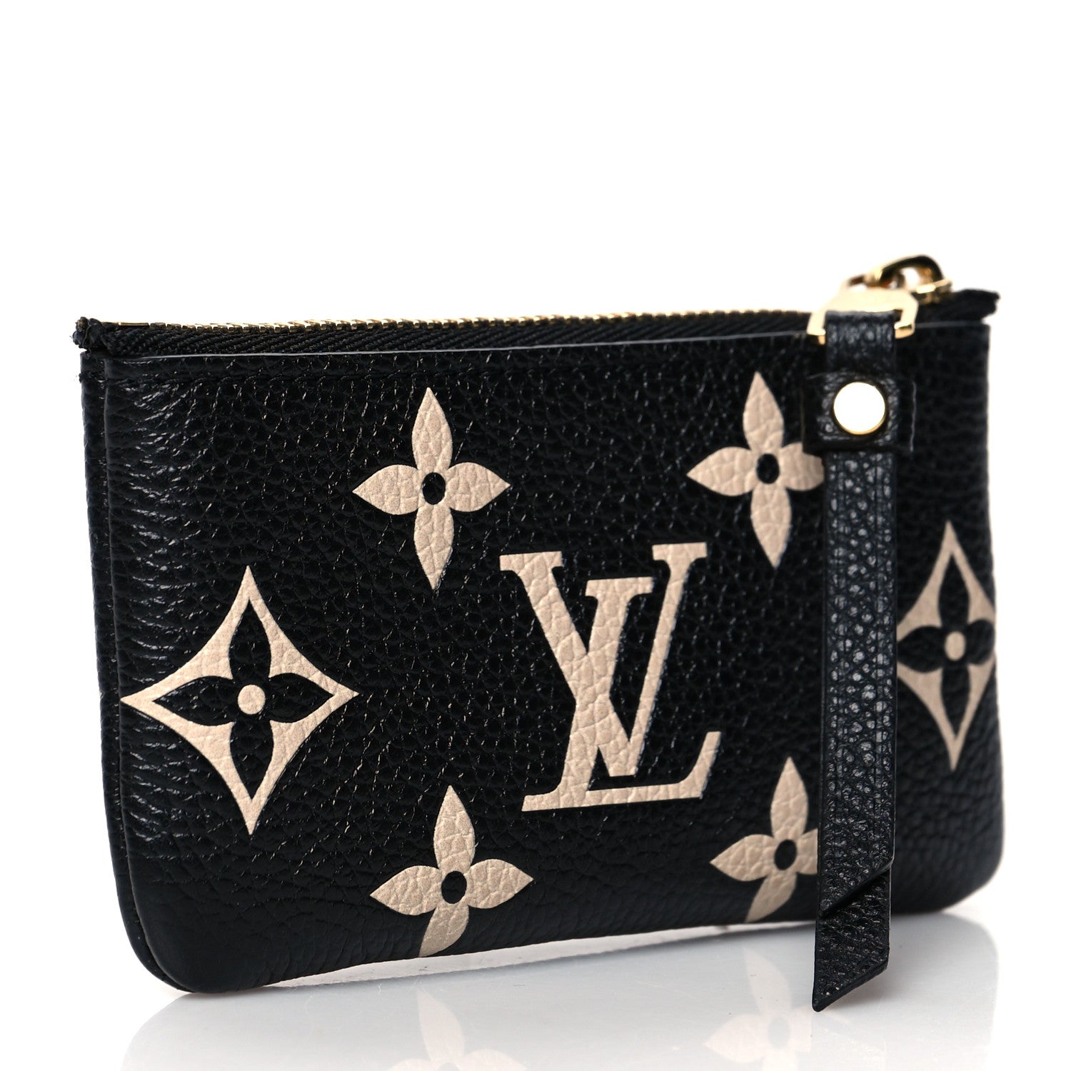 Louis Vuitton Empreinte Monogram Giant Key Pouch Black Beige 3 of 7