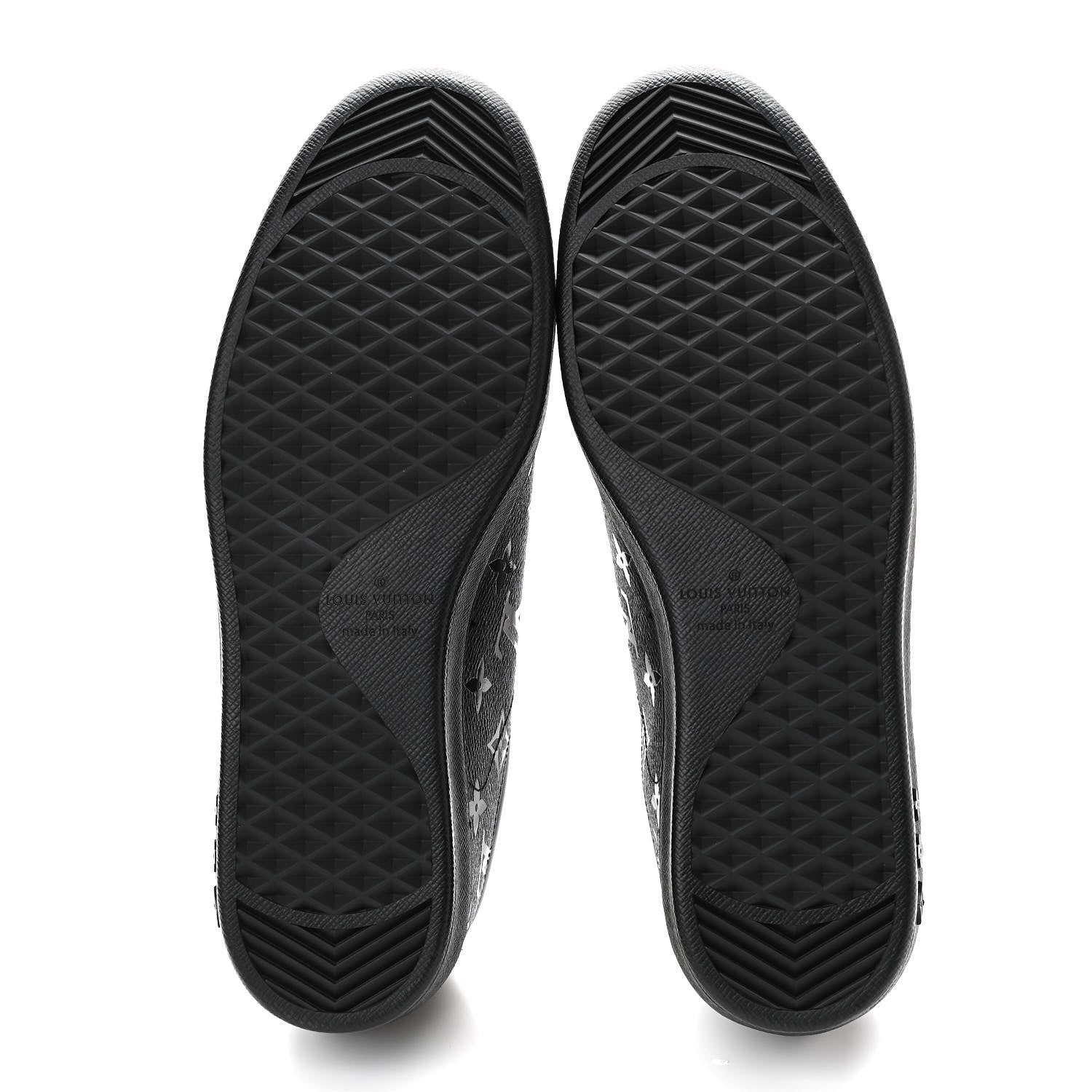 Louis Vuitton Monogram Sneakers 9.5 Black 5 of 9