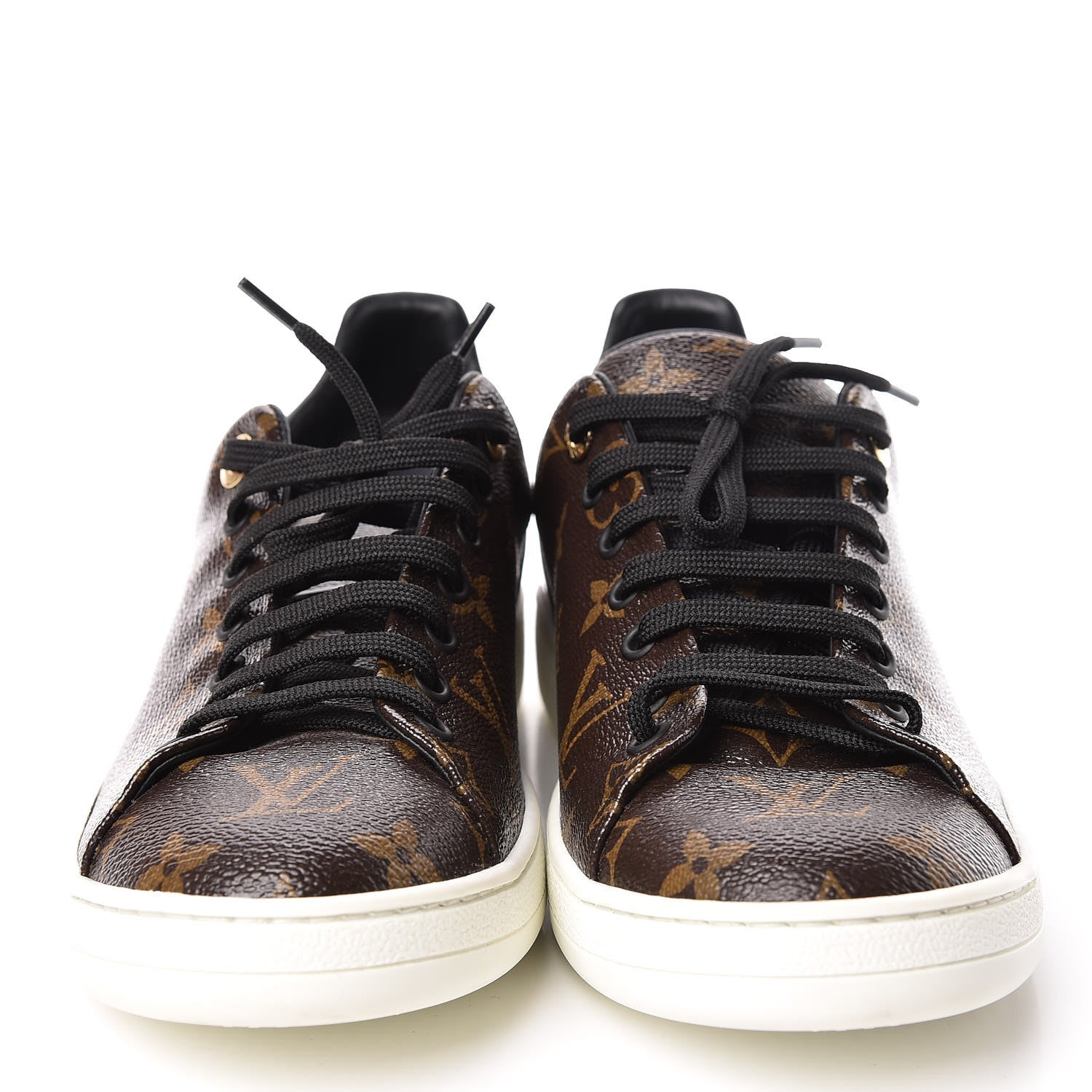 Louis Vuitton Patent Monogram Frontrow Sneakers 40 2 of 8