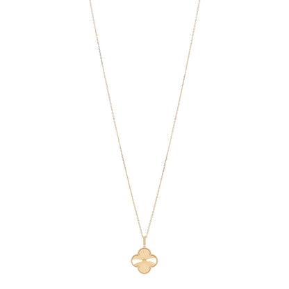 Van Cleef & Arpels 18K Yellow Gold Guilloche Magic Alhambra Long Necklace 1 of 5