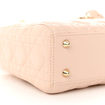 Christian Dior Lambskin Cannage Small Lucky Badges My Lady Dior Pink 9 of 13