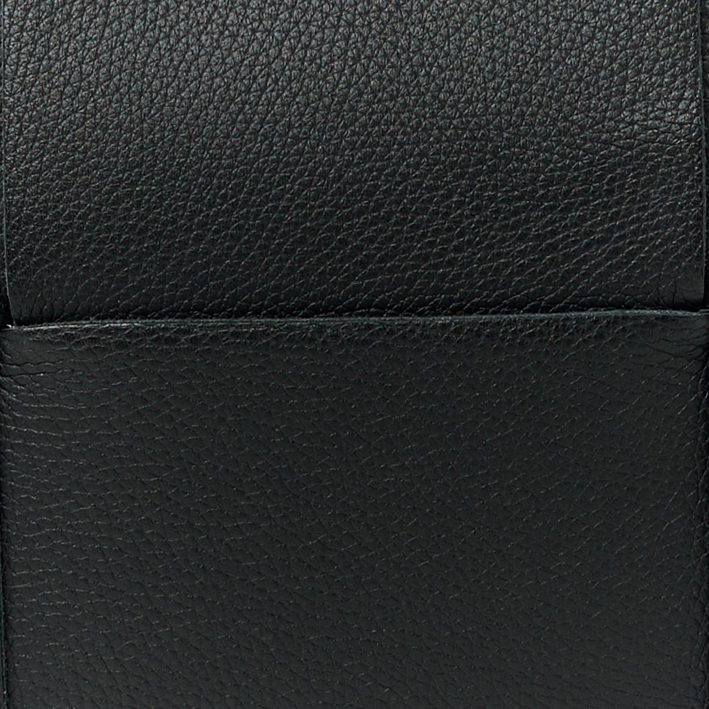 Grained Calfskin Intrecciato Small Arco Tote Black