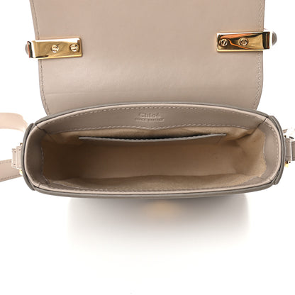 Chloe Shiny Calfskin Suede Mini C Double Carry Motty Grey 5 of 8