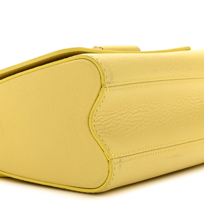 Louis Vuitton Taurillon Smooth Calfskin Scrunchie Twist One Handle PM Yellow 9 of 10