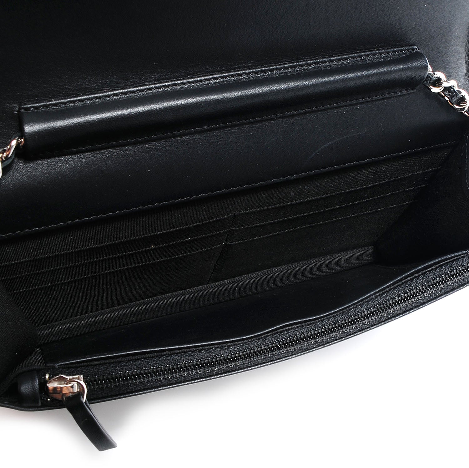 Chanel Caviar Wallet on Chain WOC Black 5 of 9