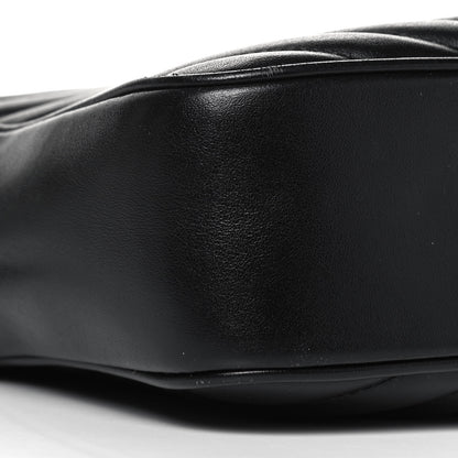 Saint Laurent Calfskin Matelasse Monogram Lou Camera Bag Black 8 of 9