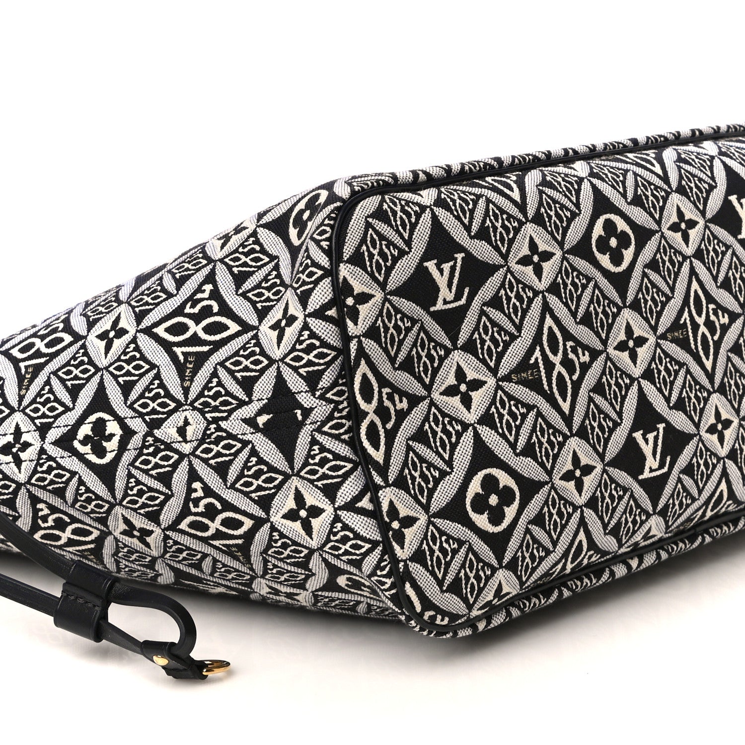 Louis Vuitton Jacquard Since 1854 Neverfull MM Grey 8 of 9