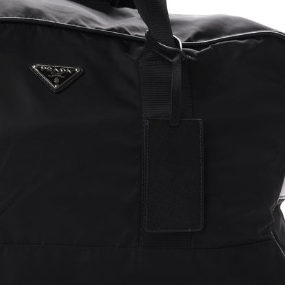 Prada Tessuto Nylon Duffel Bag Black 10 of 11