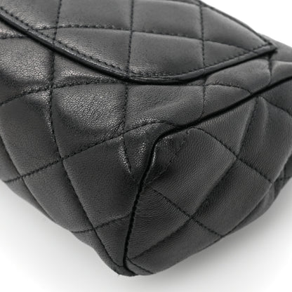 Chanel Lambskin Quilted Flap Cosmetic Case Black 13 of 17