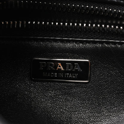 Prada Nappa Soft Padded Re-Edition 2002 Moon Bag Black 6 of 9
