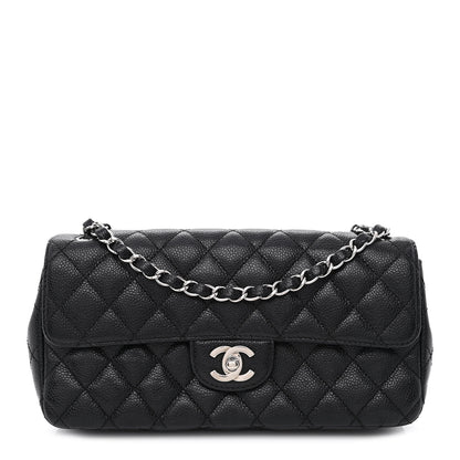 Chanel Caviar Quilted East West Flap Black 1 of 10