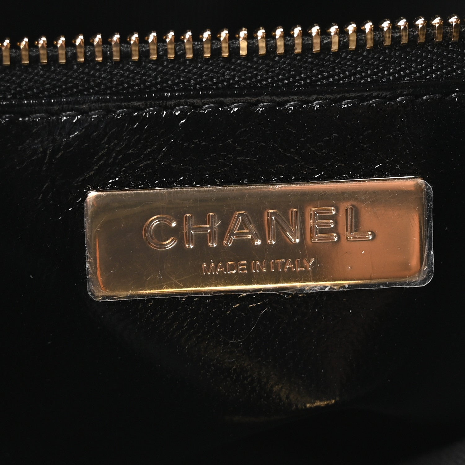 Chanel Shiny Lambskin Pony Hair Cheetah Printed Mini 31 Shopping Bag Light Beige Black 6 of 11