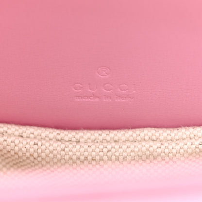 Gucci Boarded Dyana Lux Calfskin Web Mini Bamboo 1947 Top Handle Bag Nice Pink 6 of 10