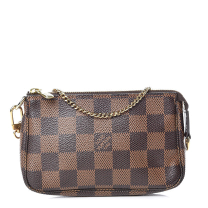 Louis Vuitton Damier Ebene Mini Pochette Accessories 1 of 9
