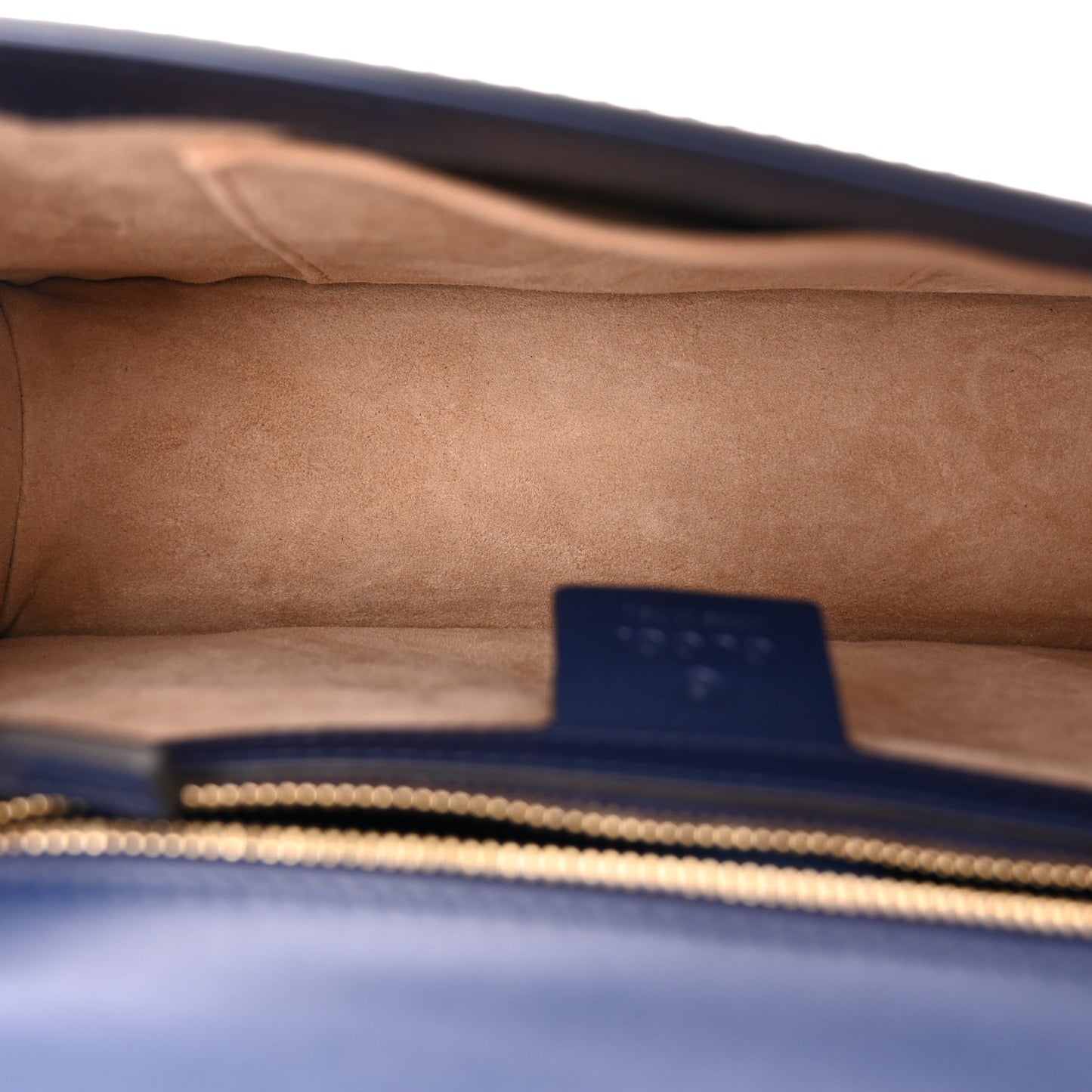 Vitello Fontanella Web Small Sylvie Shoulder Bag Blue Agata