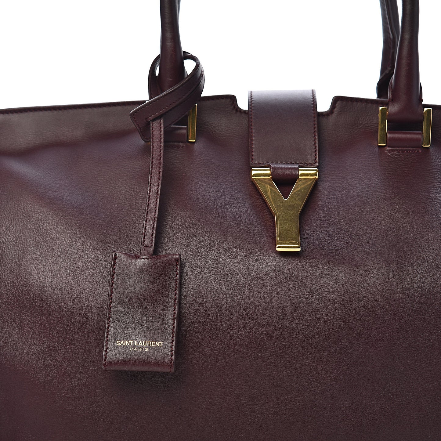 Calfskin Medium Classic Y Cabas Bordeaux