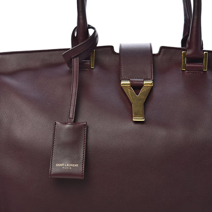 Saint Laurent Calfskin Medium Classic Y Cabas Bordeaux 12 of 12