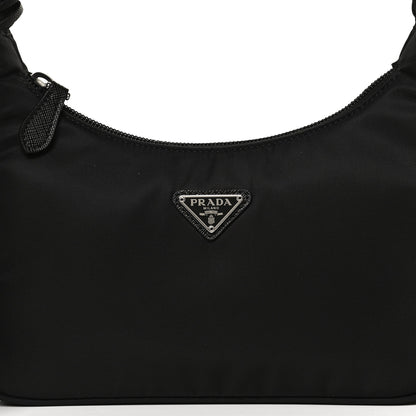 Prada Tessuto Nylon Mini Re-Edition 2000 Bag Black 10 of 12