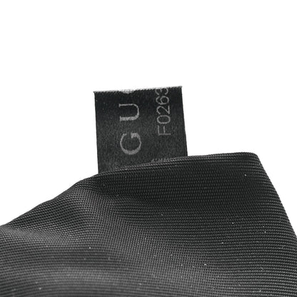 Gucci GG Supreme Monogram Web Messenger Bag Black 7 of 13