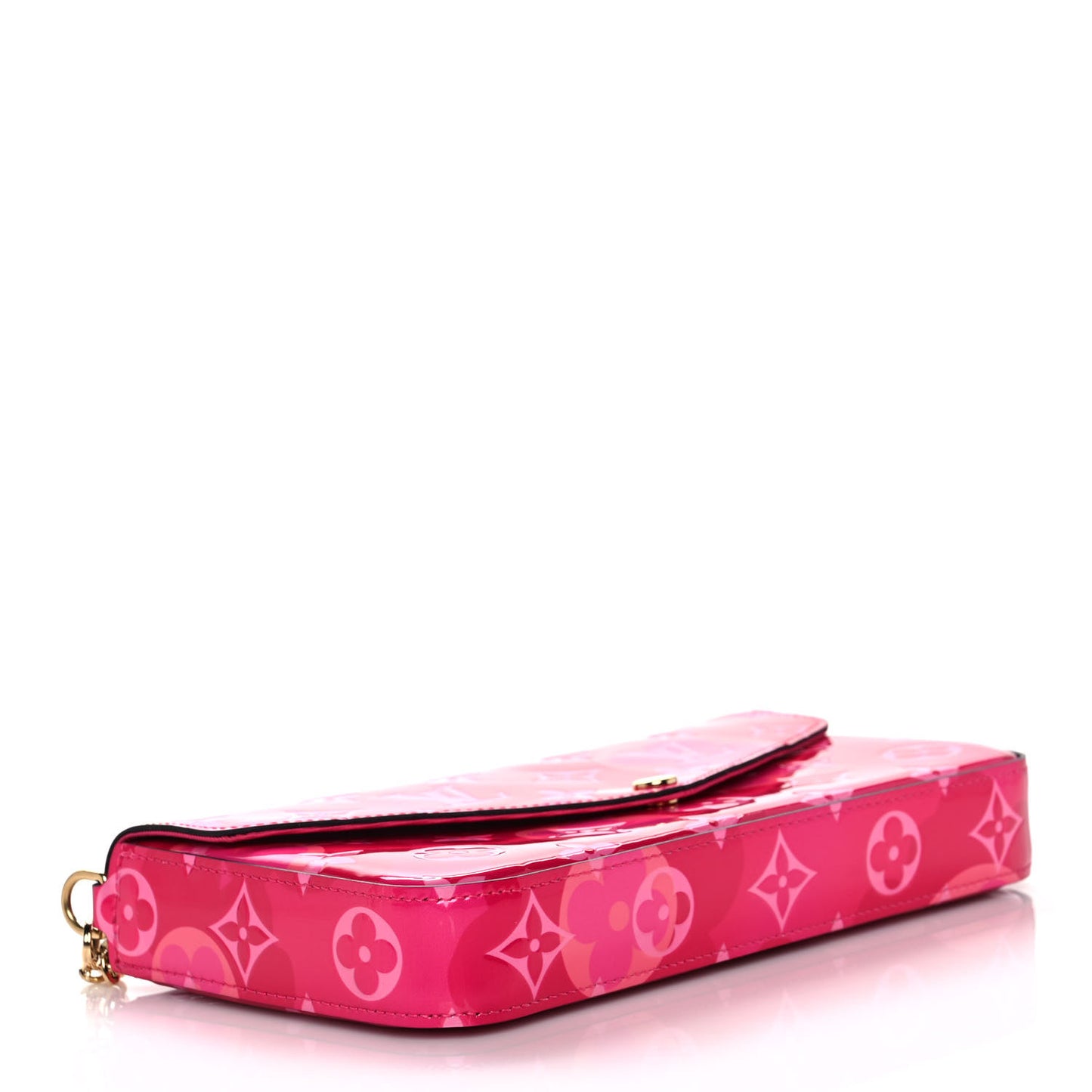Vernis Valentine Pochette Felicie Chain Wallet Fuchsia