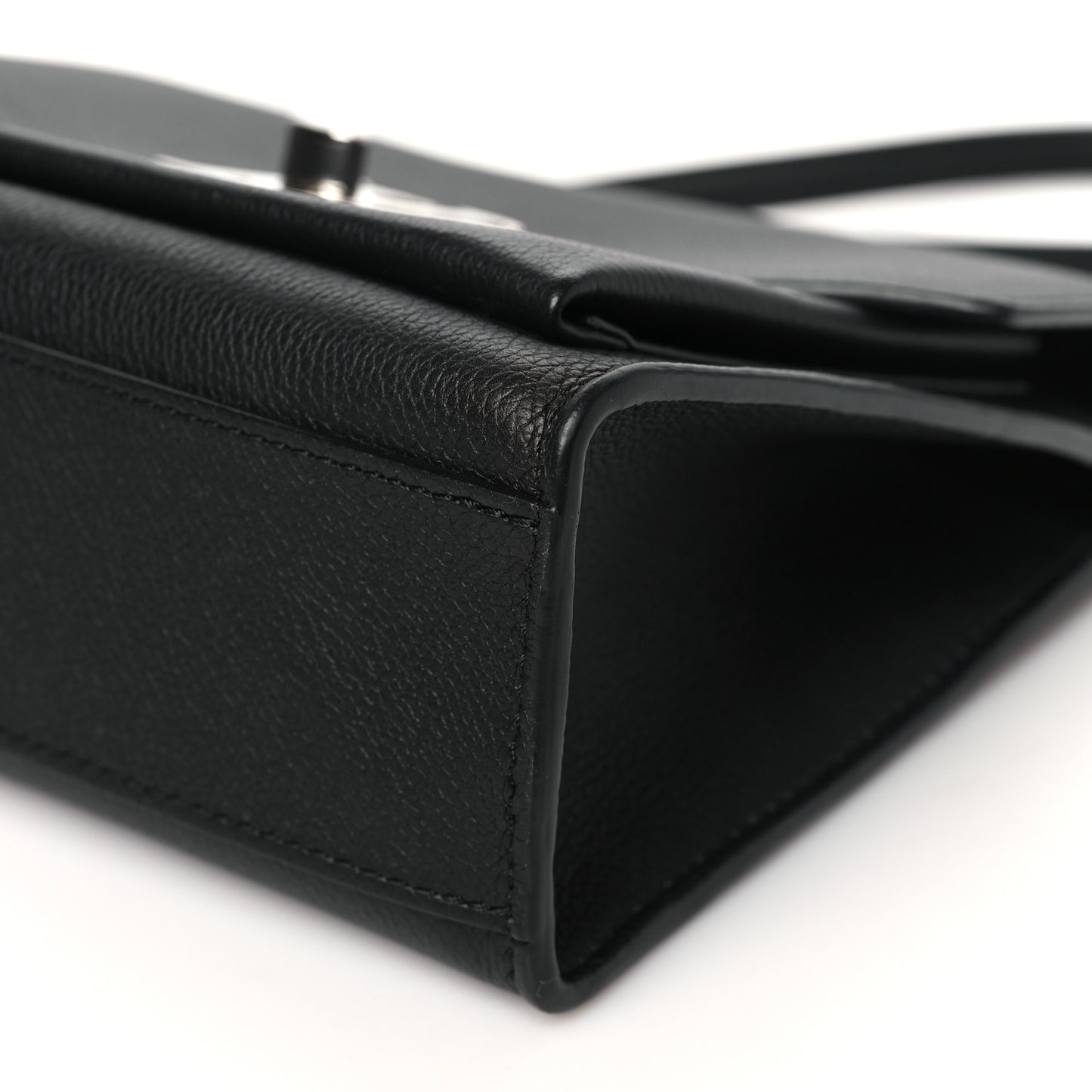 Soft Calfskin My Lockme Chain Bag BB Black