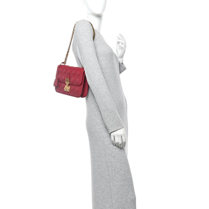 Christian Dior Lambskin Cannage Large Dioraddict Flap Red 4 of 31