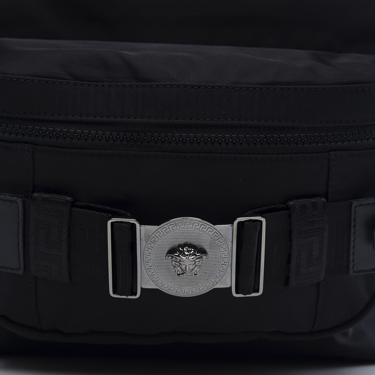 Nylon Palazzo Backpack Black